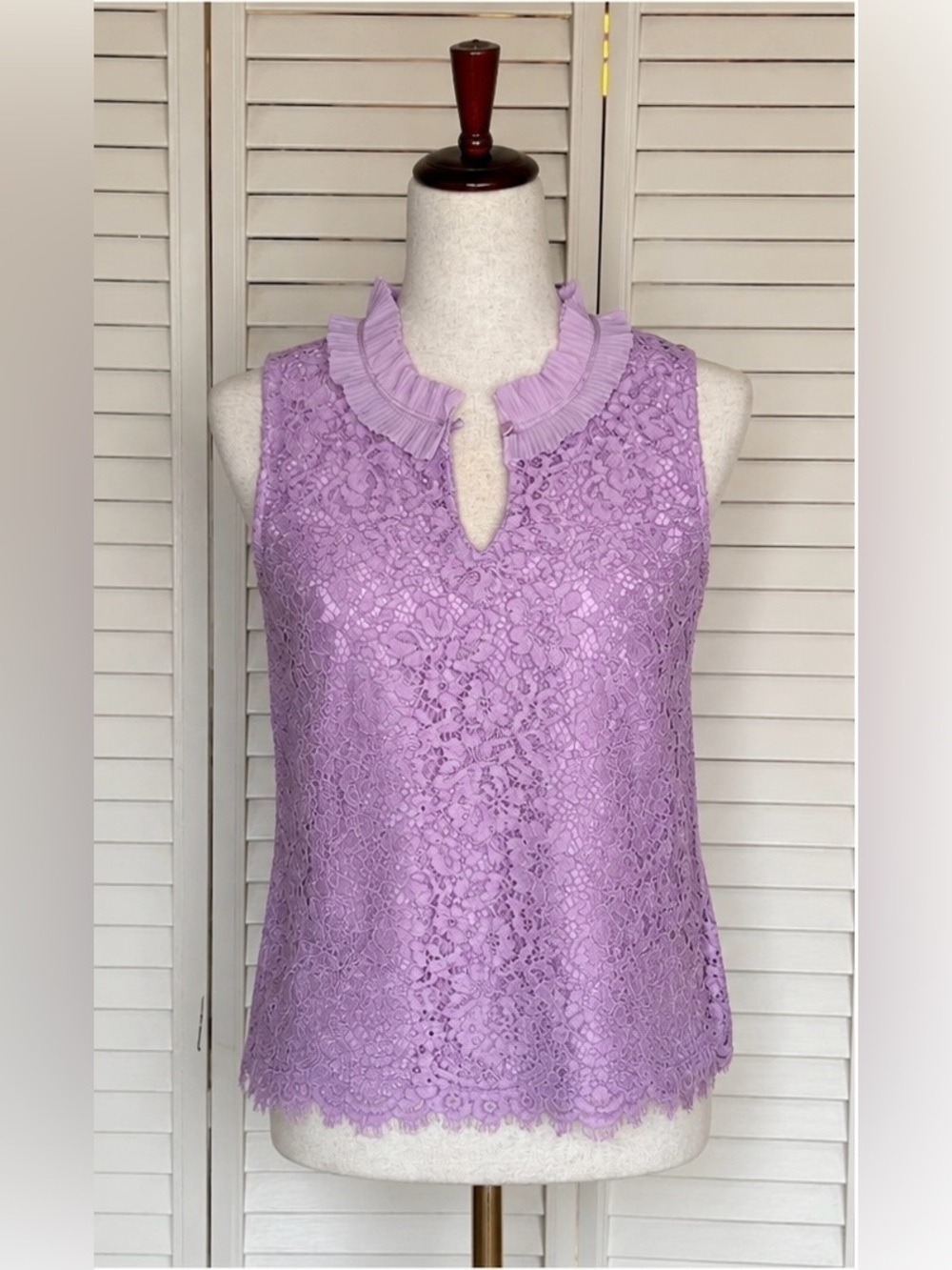 J. Crew Lavender Lace Camisole Small
